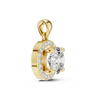 The 'Eclipse' Halo Diamond Pendant
