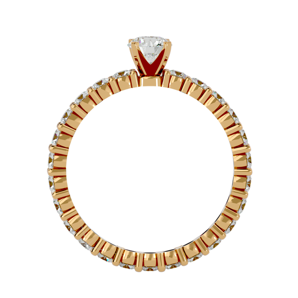 Rumi Diamond Solitaire Ring