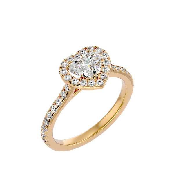Artemis Diamond Halo Ring