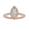 Aurelia Diamond Halo Ring