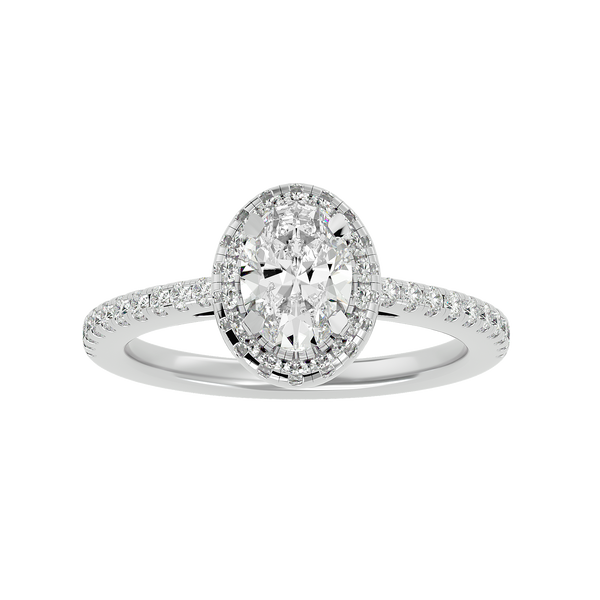 Beatrice Diamond Halo Ring