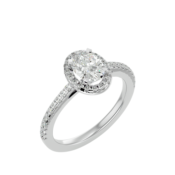 Beatrice Diamond Halo Ring