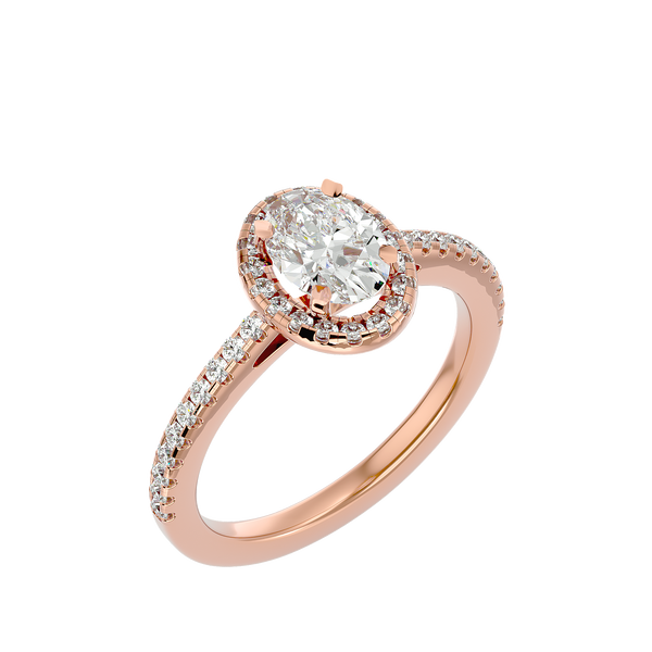 Beatrice Diamond Halo Ring