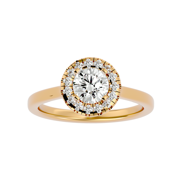 Coretta Diamond Halo Ring