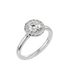 Coretta Diamond Halo Ring