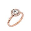Coretta Diamond Halo Ring