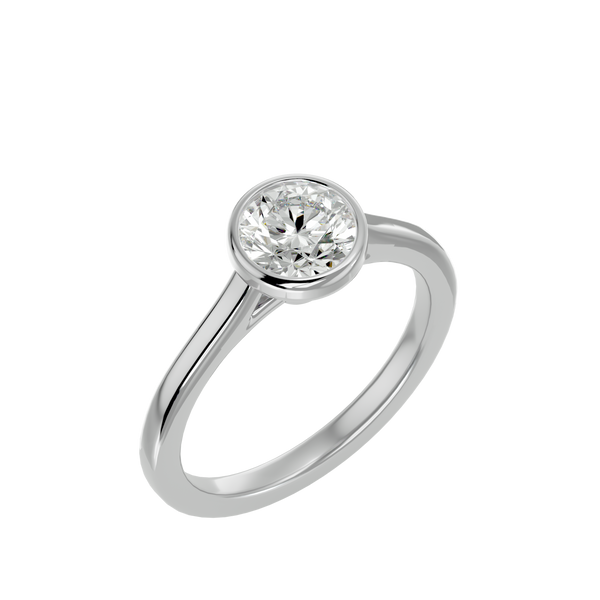 Aster Diamond Solitaire Ring