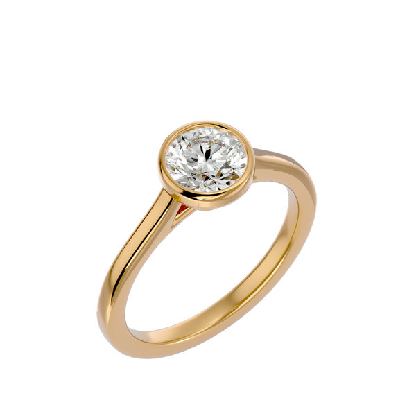 Aster Diamond Solitaire Ring