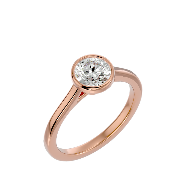 Aster Diamond Solitaire Ring