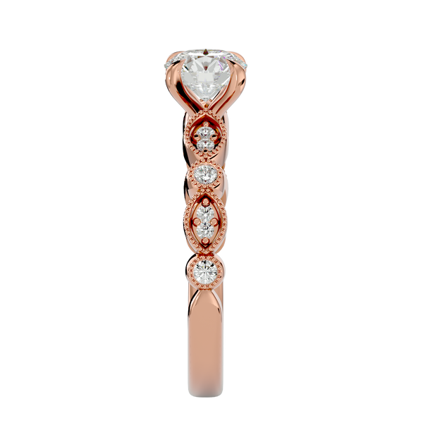 Evelyn Diamond Solitaire Ring