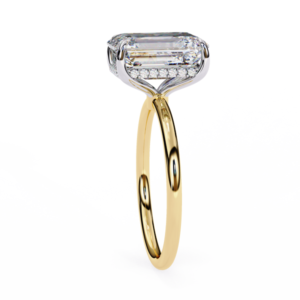 Clementine Diamond Solitaire Ring