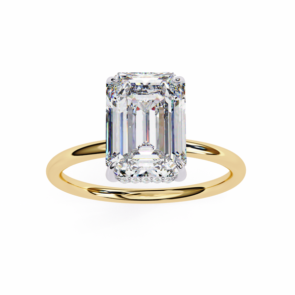Clementine Diamond Solitaire Ring