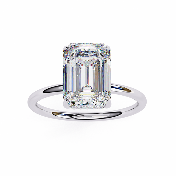 Clementine Diamond Solitaire Ring