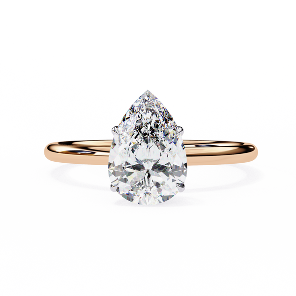 Delilah Diamond Solitaire Ring
