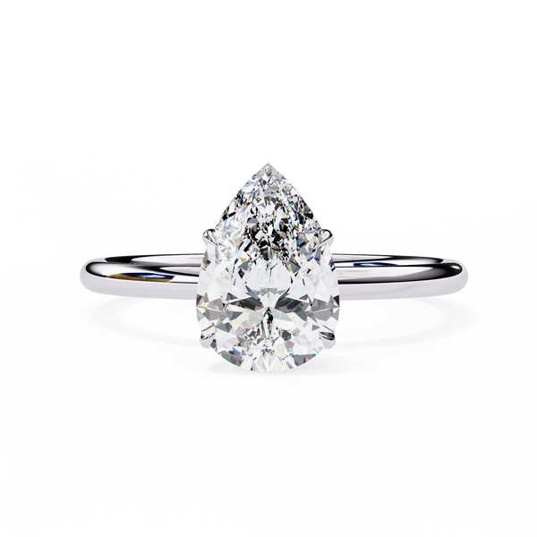 Delilah Diamond Solitaire Ring