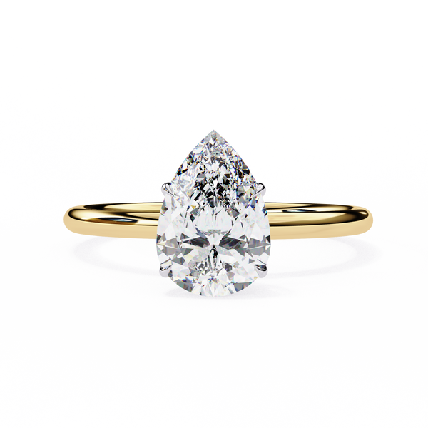 Delilah Diamond Solitaire Ring