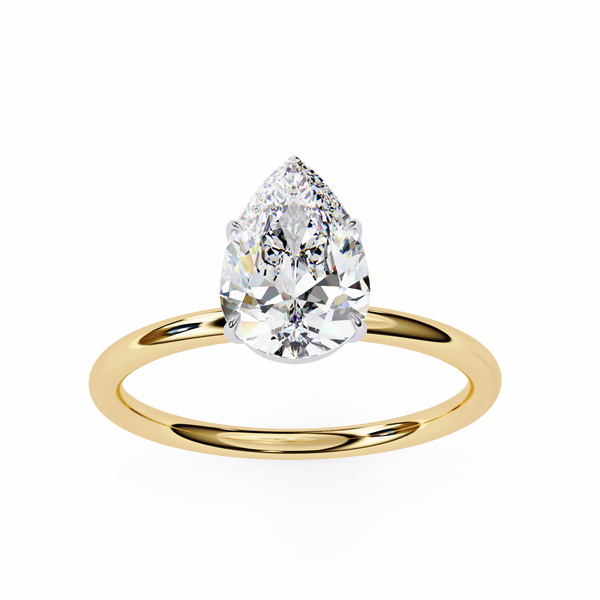 Delilah Diamond Solitaire Ring