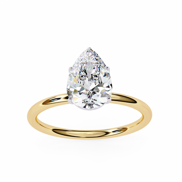 Delilah Diamond Solitaire Ring