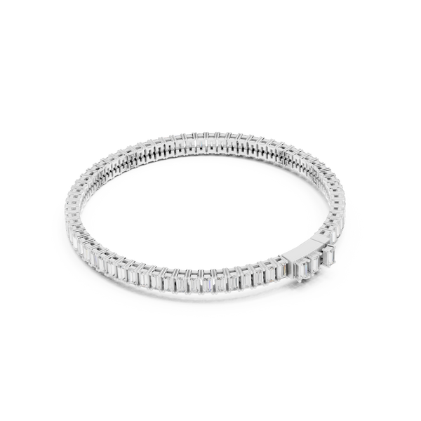 The 'Clarity' Continuous Baguette Bracelet