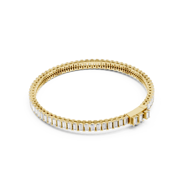 The 'Clarity' Continuous Baguette Bracelet