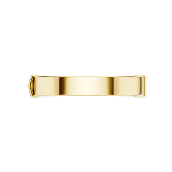 The 'Chisel' Contemporary Diamond Bangle