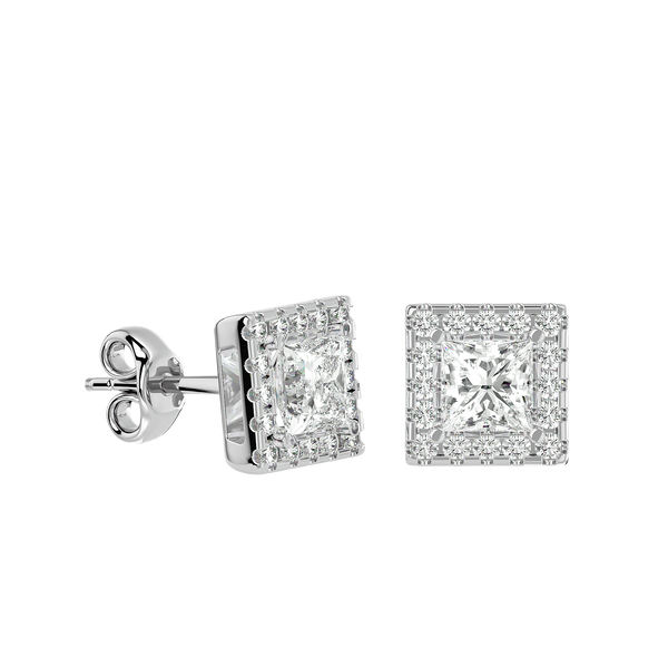 Azaria Diamond Solitaire Earrings