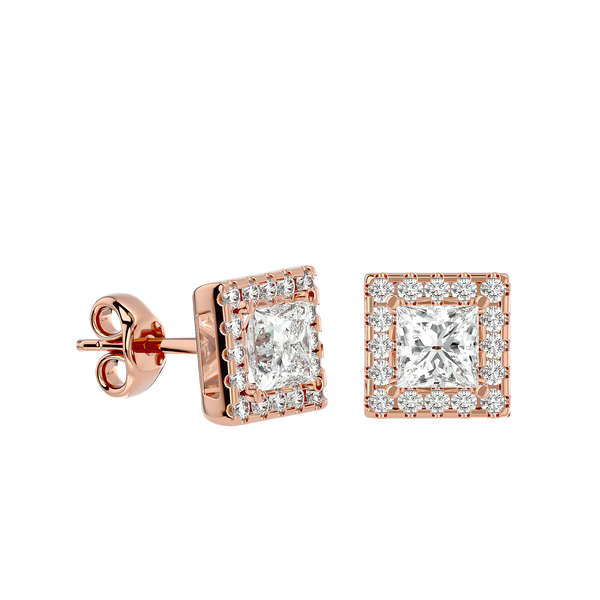 Azaria Diamond Solitaire Earrings