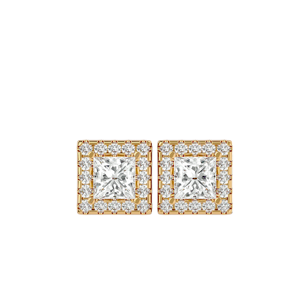 Azaria Diamond Solitaire Earrings