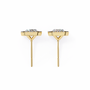Cara Diamond Solitaire Earrings