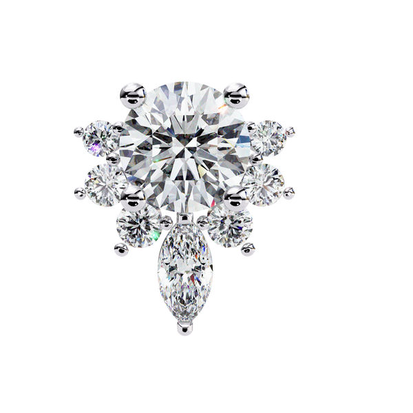 Marina Diamond Solitaire Earrings