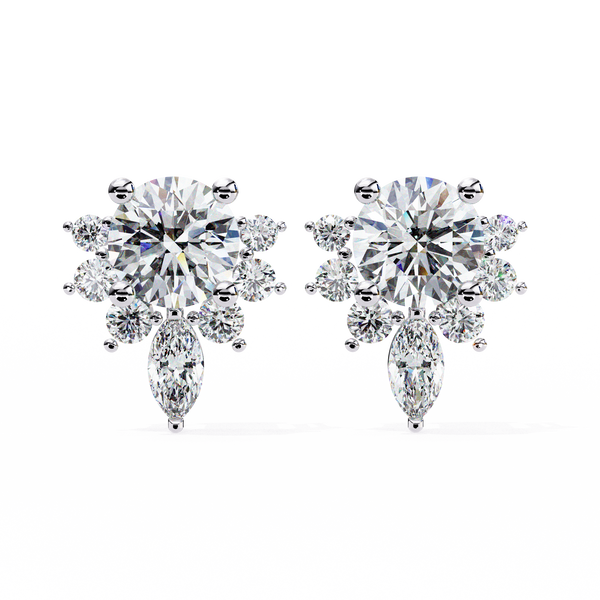 Marina Diamond Solitaire Earrings