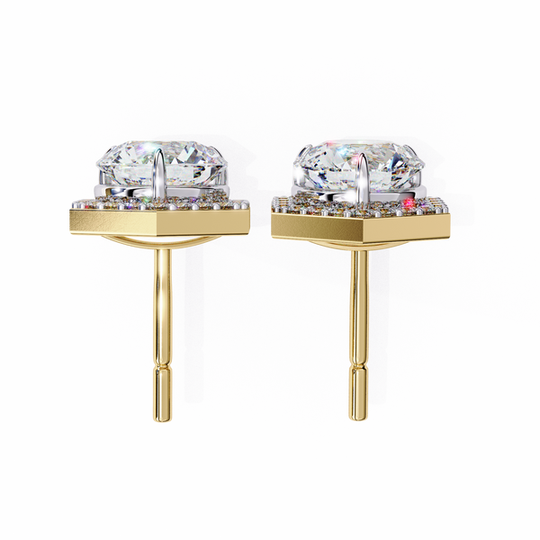 Daisy Diamond Solitaire Earrings