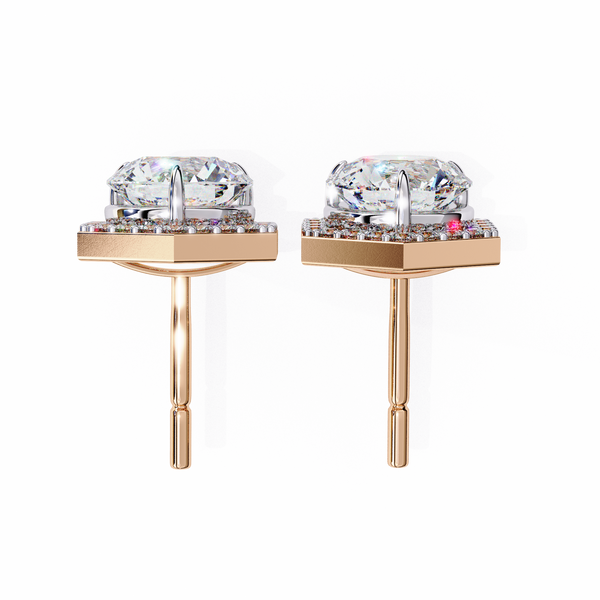Daisy Diamond Solitaire Earrings