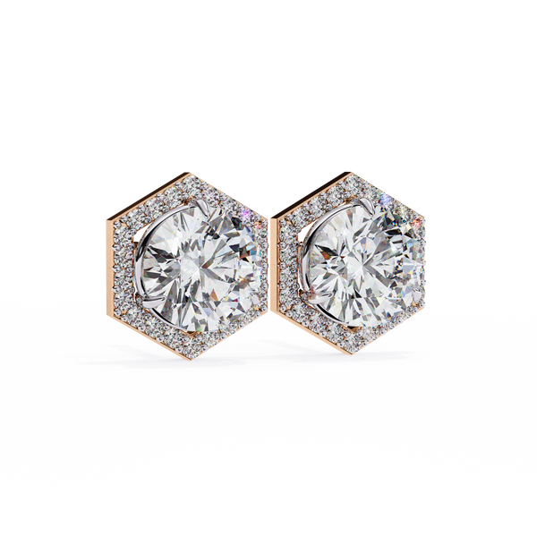 Daisy Diamond Solitaire Earrings