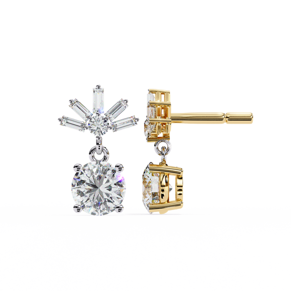 Janet Diamond Solitaire Earrings