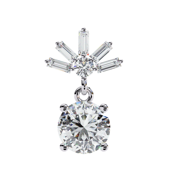 Janet Diamond Solitaire Earrings