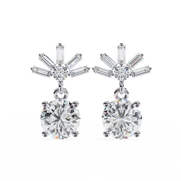 Janet Diamond Solitaire Earrings