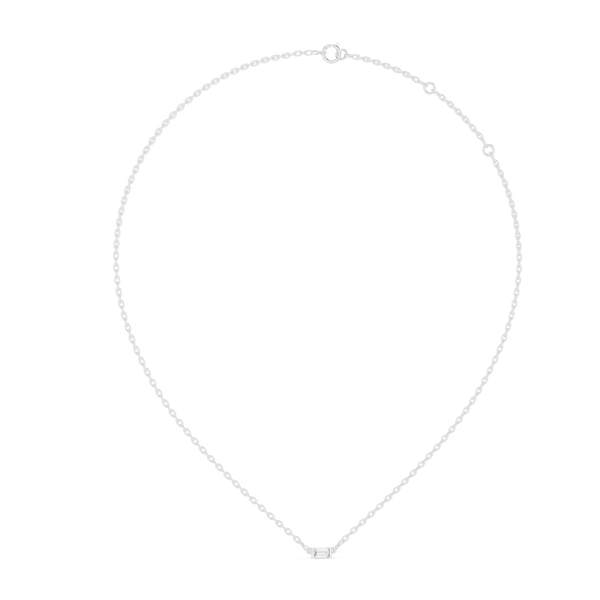 The 'Horizon' East-West Emerald Pendant