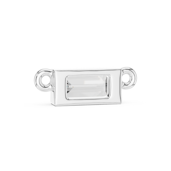 The 'Horizon' East-West Emerald Pendant