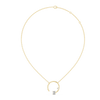 The 'Orbit' Open Circle Diamond Necklace
