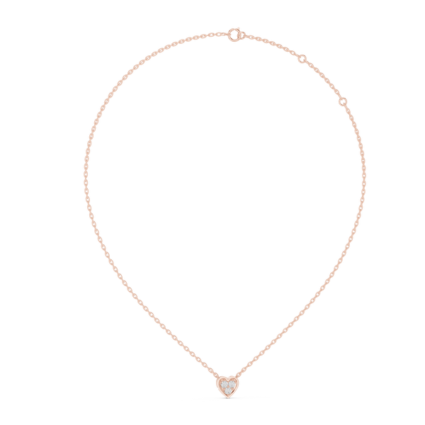 The 'Trio' Heart Diamond Necklace