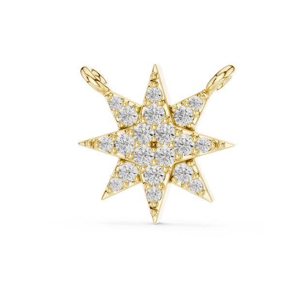 The 'Polaris' North Star Diamond Pendant