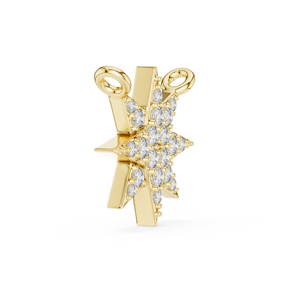 The 'Polaris' North Star Diamond Pendant