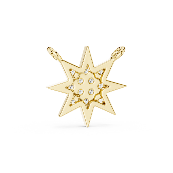 The 'Polaris' North Star Diamond Pendant