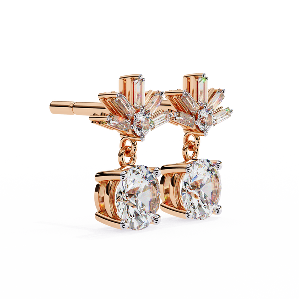 Janet Diamond Solitaire Earrings