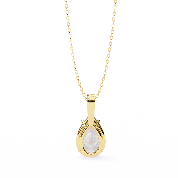 Leah Diamond Solitaire Pendant