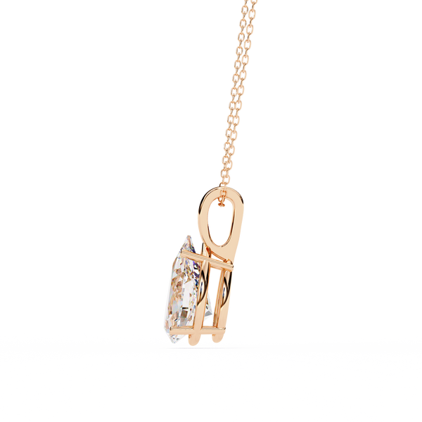 Leah Diamond Solitaire Pendant