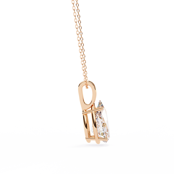 Leah Diamond Solitaire Pendant