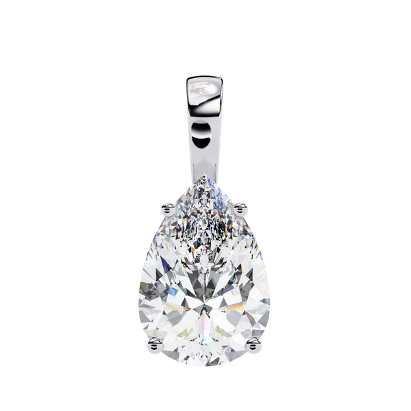Leah Diamond Solitaire Pendant