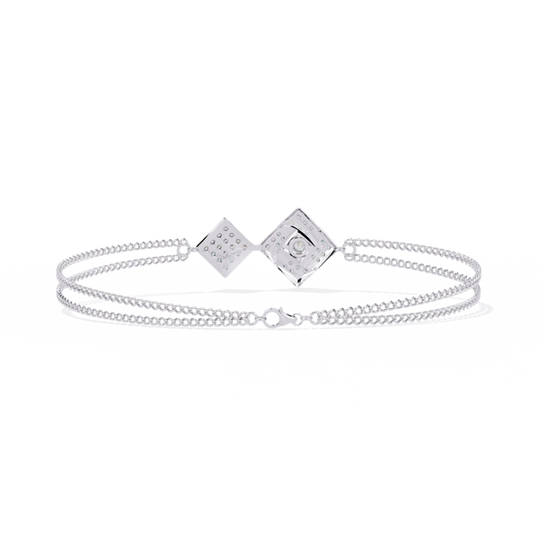 Royal Crown Center Diamond Bracelet